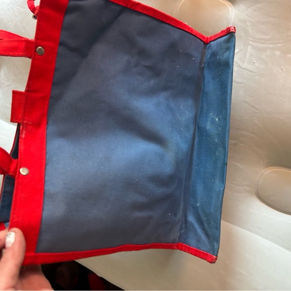 Vintage school bag with apple shaped snap coin purse - Picture 6 of 14